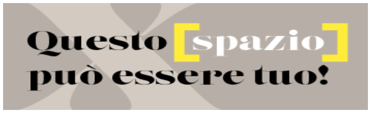 Questo spazio può essere tuo